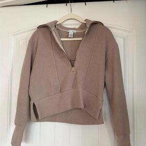 ‘better together’ quarter zip